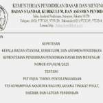 ;Juknis Pelaksanaan TKA Tahun 2025