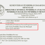 Surat Edaran Penuntasan Pengelolaan Ijazah Tahun Ajaran 2024/2025