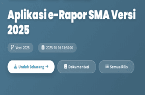 Installer Aplikasi e-Rapor SMA Versi 2025