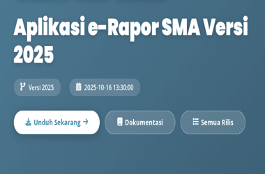 Installer Aplikasi e-Rapor SMA Versi 2025