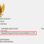 Surat Edaran Pengusulan Program Revitalisasi Satuan Pendidikan 2026