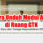 Panduan Cara Unduh Modul Ajar di Ruang GTK