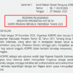 Pedoman Peringatan HUT KORPRI ke-54 Tahun 2025