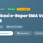 Aplikasi e-Rapor SMA Versi 2025