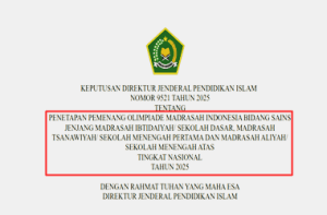 Pengumuman Pemenang OMI Tingkat Nasional 2025 Bidang Riset