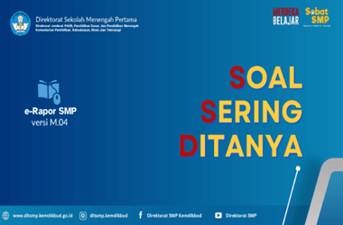 FAQ Aplikasi e-Rapor SMP 2025