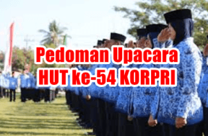 Pedoman Upacara HUT KORPRI ke-54 Tahun 2025