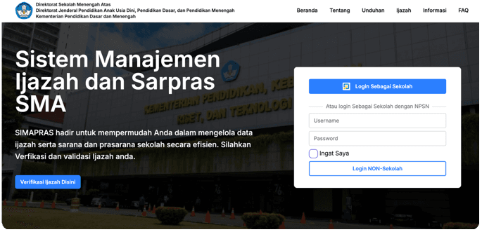 Panduan Pengajuan Bantuan Revitalisasi SMA 2025