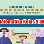 Contoh Soal SAS Matematika Kelas 9 Tahun 2025
