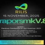 Aplikasi e-Rapor SMK Versi 8 Tahun 2025