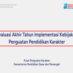 Tahapan Evaluasi Akhir Tahun Implementasi Penguatan Karakter