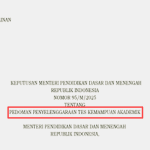 Pedoman Penyelenggaraan TKA