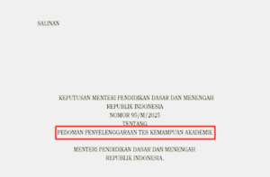 Pedoman Penyelenggaraan TKA