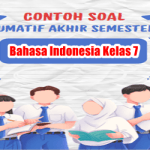 Soal SAS Bahasa Indonesia Kelas 7 Semester 1 dan Kunci Jawaban