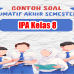 Soal SAS IPA Kelas 8 Semester 1 dan Kunci Jawaban