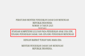 Permendikdasmen Nomor 10 Tahun 2025 tentang Standar Kompetensi Lulusan (SKL)