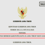 SK Gubernur Jawa Timur Nomor 100.3.3.1/937/013/2025 tentang UMK Jawa Timur Tahun 2026