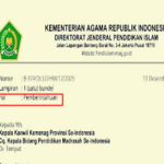 Surat Edaran Pemberitahuan Bantuan Subsidi Upah Guru Non ASN Madrasah 2025