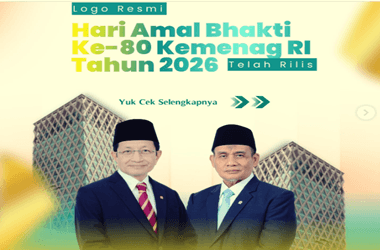 Logo Hari Amal Bhakti (HAB) ke-80 Tahun 2026