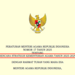 PMA Nomor 17 Tahun 2025 tentang Renstra Kemenag 2025-2029 5 PMA Nomor 17 Tahun 2025 tentang Renstra Kemenag 2025-2029