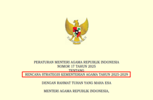 PMA Nomor 17 Tahun 2025 tentang Renstra Kemenag 2025-2029