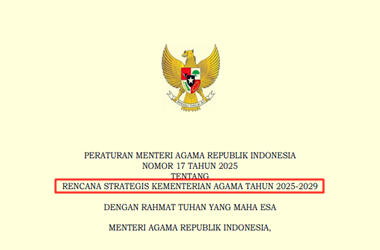PMA Nomor 17 Tahun 2025 tentang Renstra Kemenag 2025-2029