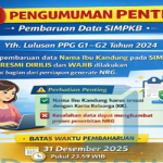 Pembaruan Data SIMPKB, Lulusan PPG 2024 Segera Verifikasi Nama Ibu Kandung