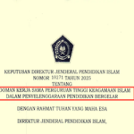 Pedoman Kerjasama PTKI Dalam Penyelenggaraan Pendidikan Bergelar 4 Pedoman Kerjasama PTKI Dalam Penyelenggaraan Pendidikan Bergelar