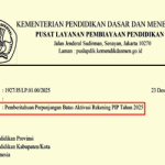 Surat Edaran Pemberitahuan Perpanjangan Batas Aktivasi Rekening PIP Tahun 2025