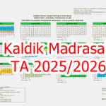 Kalender Pendidikan Madrasah TA 2025/2026