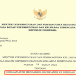 SE Gerakan Ayah Mengambil Rapor Anak ke Sekolah