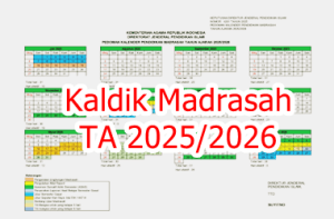 Kalender Pendidikan Madrasah TA 2025/2026