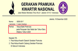 Surat Edaran Karya Bakti Nataru 2025