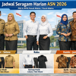 Aturan dan Jadwal Seragam ASN 2026, PPPK Paruh Waktu Menyesuaikan 4 Aturan dan Jadwal Seragam ASN 2026