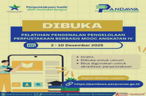 Pelatihan Pengenalan Pengelolaan Perpustakaan Berbasis MOOC Tahun 2025