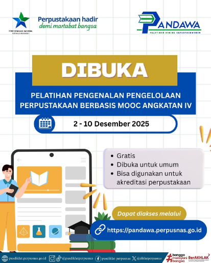 Pelatihan Pengenalan Pengelolaan Perpustakaan Berbasis MOOC Tahun 2025