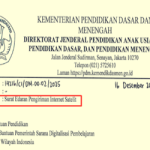 Surat Edaran Pengiriman Internet Satelit