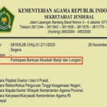 Surat Edaran Partisipasi Bantuan Musibah Banjir dan Longsor