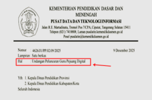 Undangan Peluncuran Program Guru Pejuang Digital
