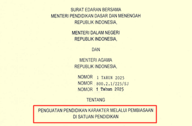 SEB Penguatan Pendidikan Karakter Melalui Pembiasaan