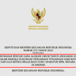 Kepmenkeu Nomor 372 Tahun 2025 tentang Perubahan Rincian DAU 2025 untuk Dukungan THR dan Gaji ke-13 Guru ASN Daerah