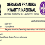 Surat Edaran Pergantian Antar Waktu Dewan Kerja Nasional Masa Bakti 2023-2028