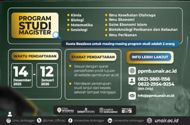 Beasiswa UNAIR 2026 Kuliah S2 Untuk Guru