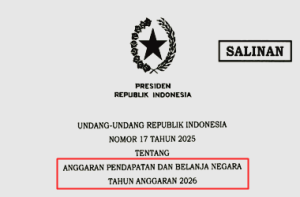 Undang-Undang Nomor 17 Tahun 2026 tentang APBN Tahun Anggaran 2026