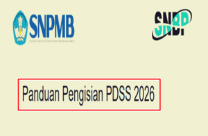Panduan Pengisian PDSS 2026