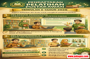 Pelatihan Pustakawan Triwulan II Tahun 2026