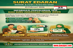 TPG Bagi Guru Madrasah Lulusan PPG 2025 Belum Dapat Dibayarkan Februari 2026