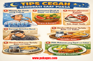 6 Tips Cegah Dehidrasi Saat Puasa