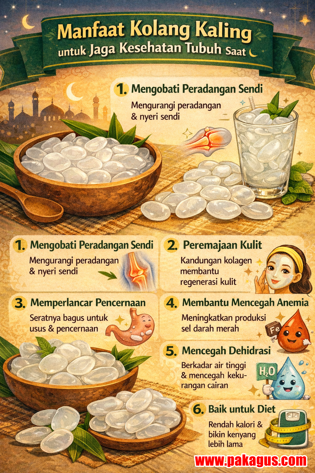 Manfaat Kolang-kaling Untuk Jaga Kesehatan Tubuh Saat Puasa
