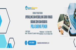 Pengumuman Rekrutmen Peserta Upskilling dan Reskilling Guru Vokasi Bidang Seni dan Budaya 2026